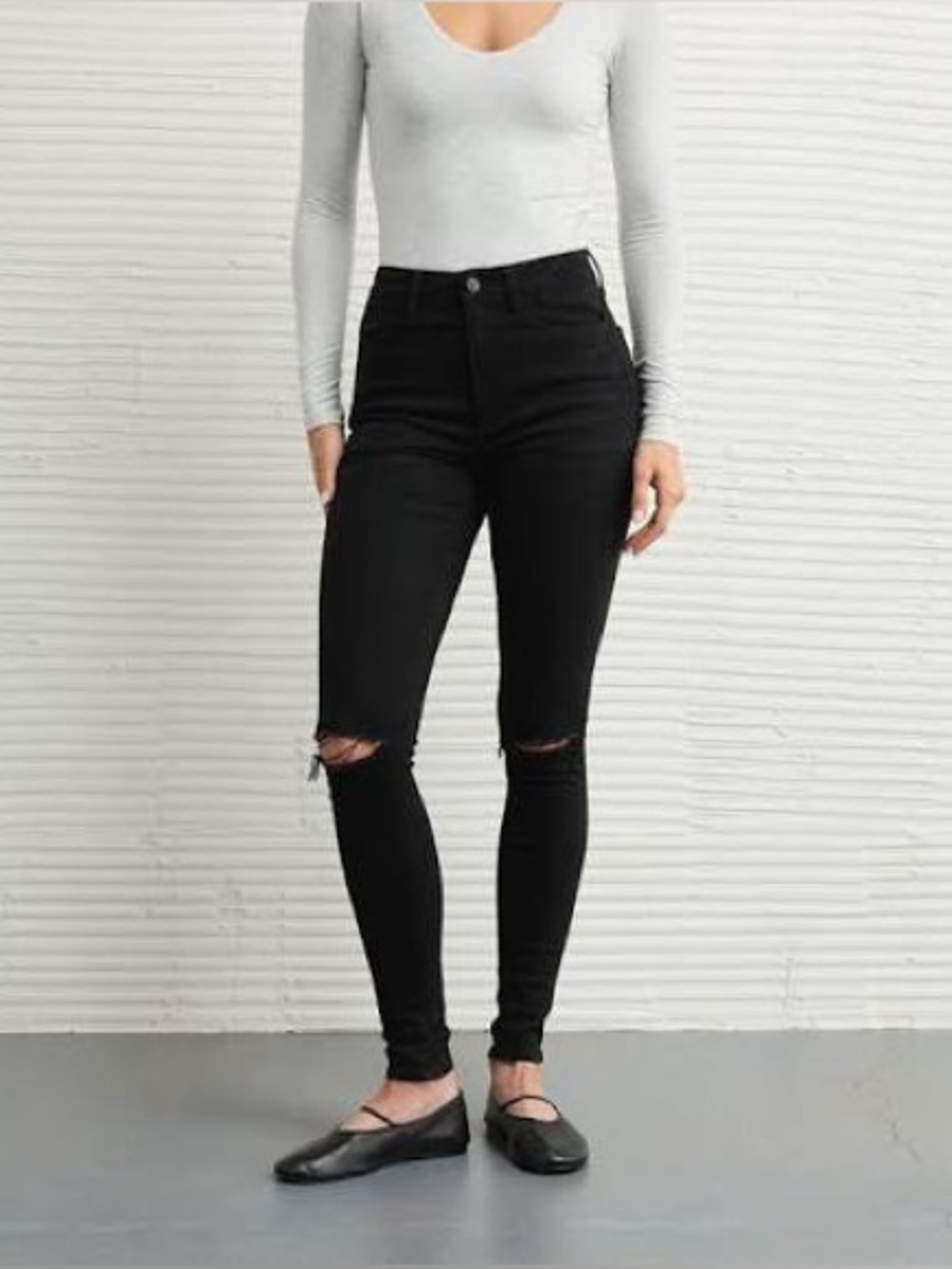 American eagle high rise leggings black size 8 regular
